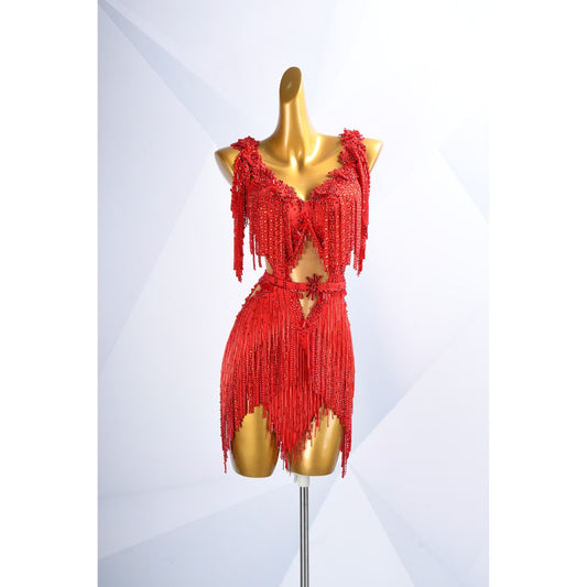Red Latin Dress