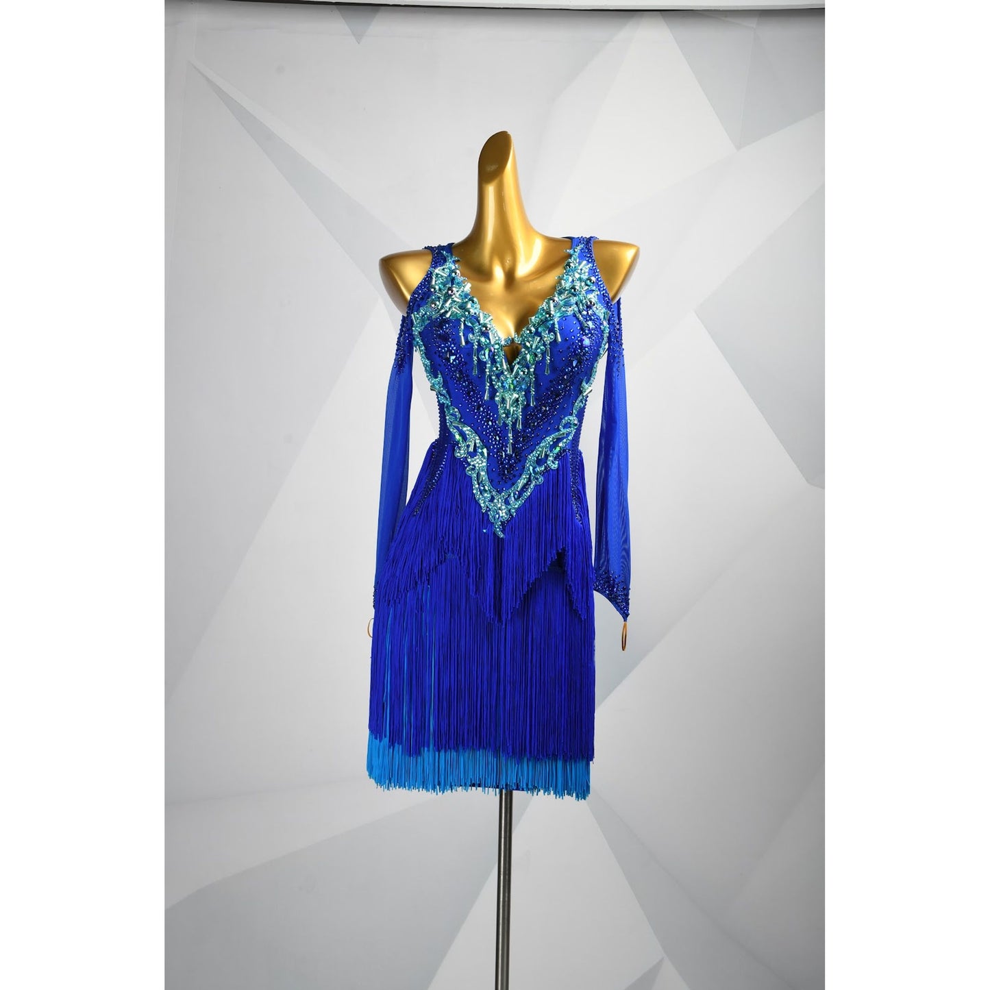 Ocean Flame | Latin Dance Dress | DSC_1036