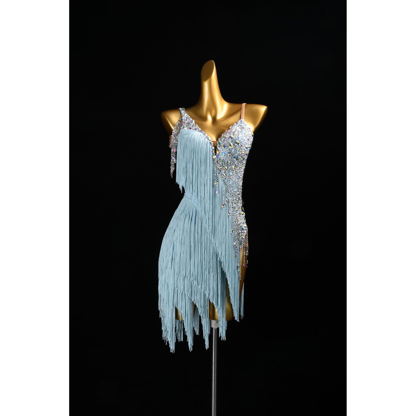A Vision of Ice and Stardust | Latin Performance Dress | DSC_9024