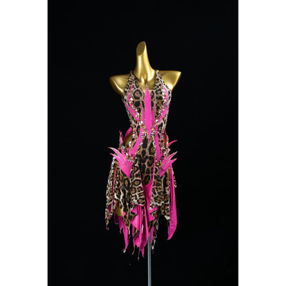 Flaming Wildflower | Latin Rhinestone Dress | DSC_7914