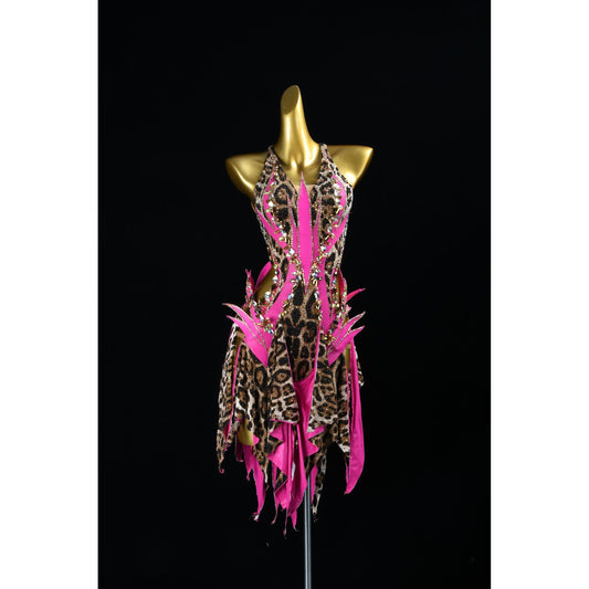 Flaming Wildflower | Latin Rhinestone Dress | DSC_7914
