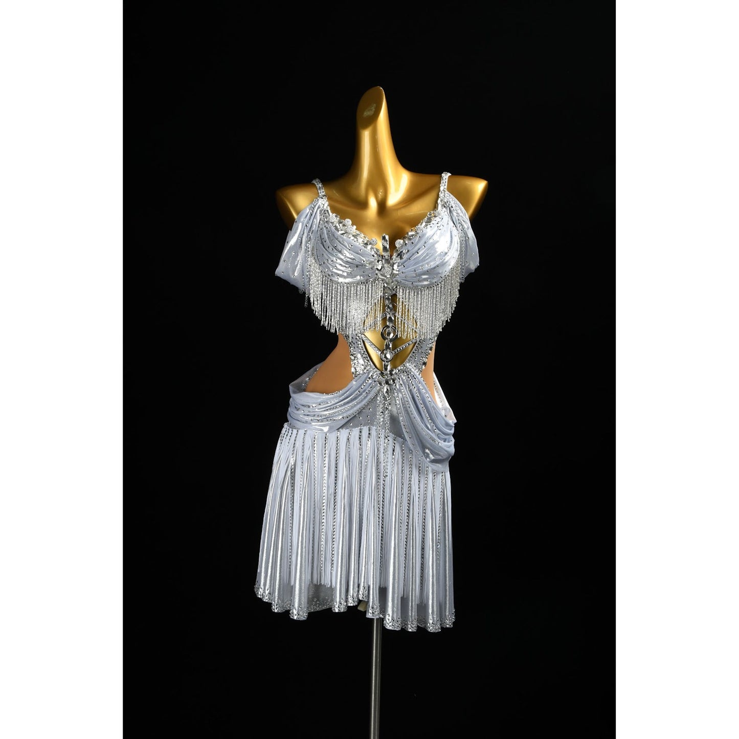 The Art of Silver | Latin Competition Dress | DSC_0976