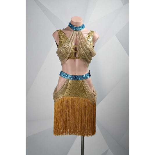 Desert Jewel | Latin Performance Costume | DSC_1047