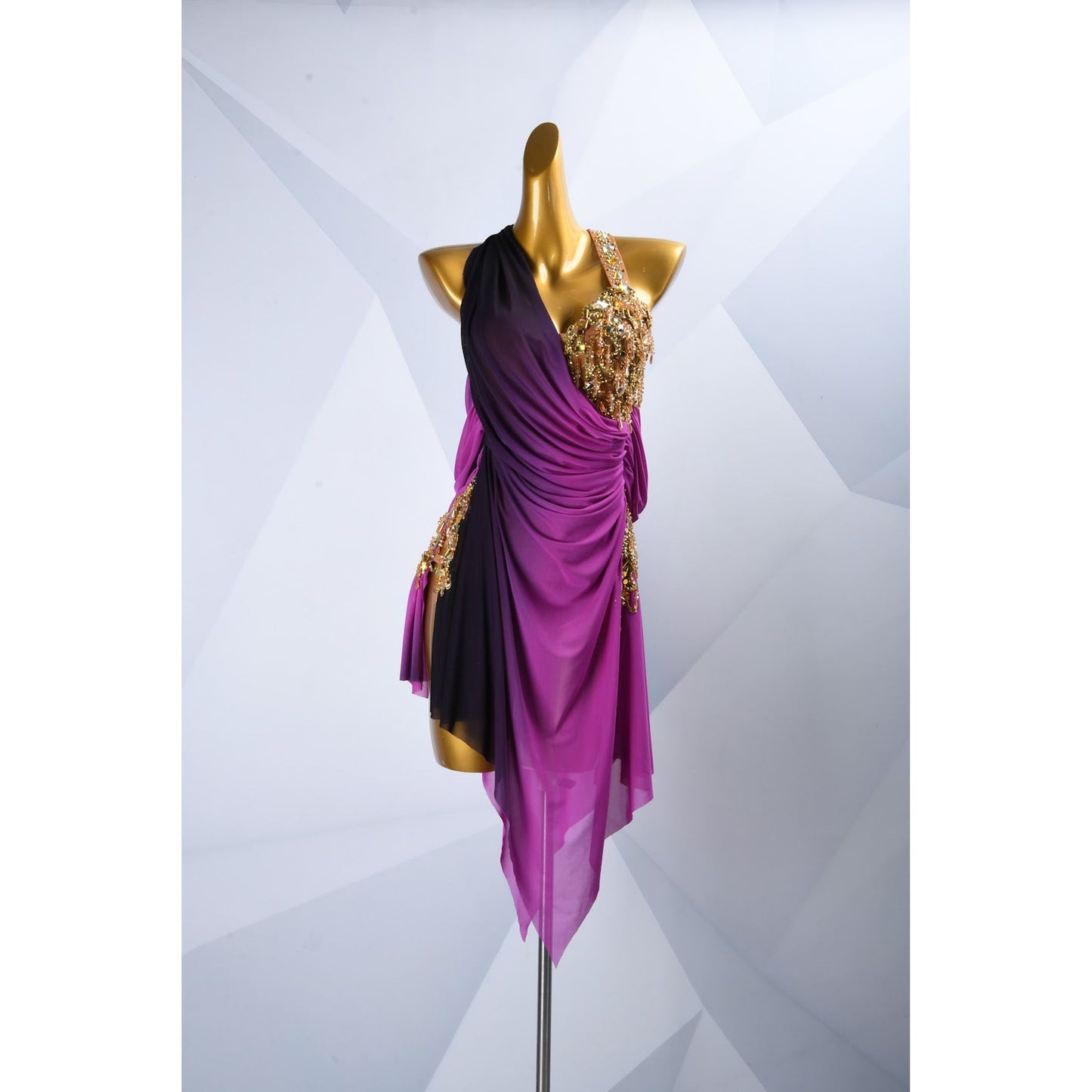 Purple Latin Dress