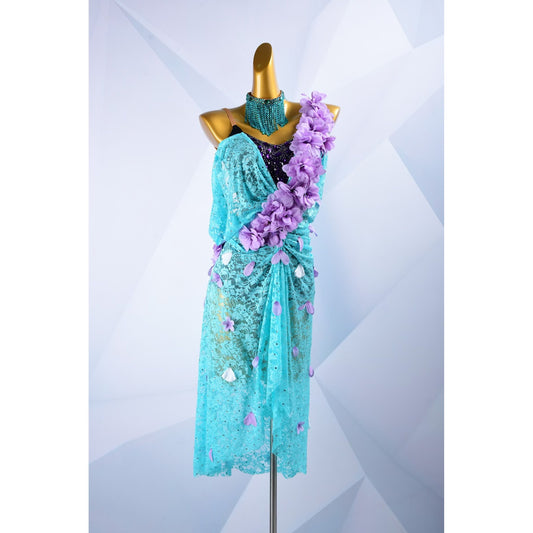 Floral Wave | Latin Couture Dress | DSC_0220