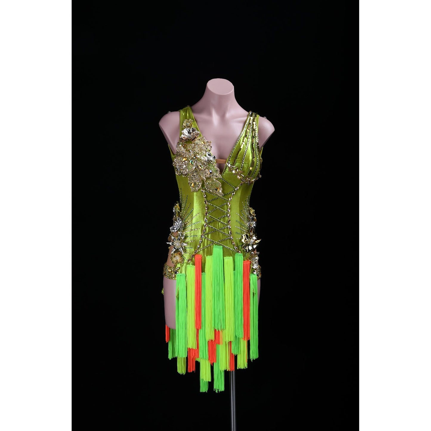 Neon Mirage | Latin Competition Dress | DSC_1380