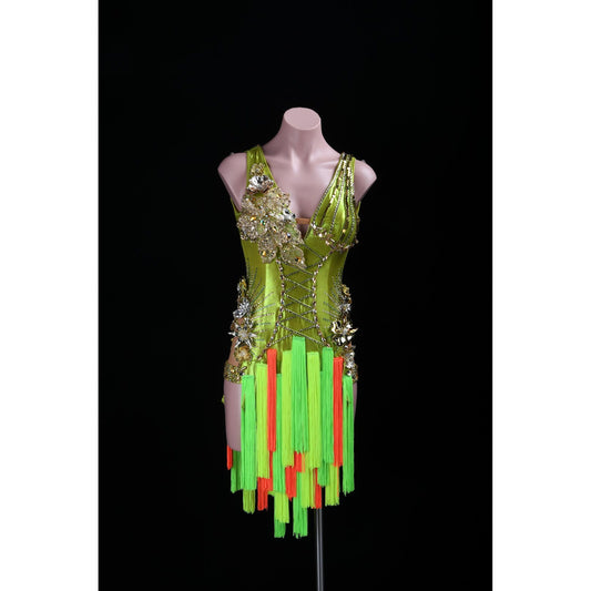 Neon Mirage | Latin Competition Dress | DSC_1380