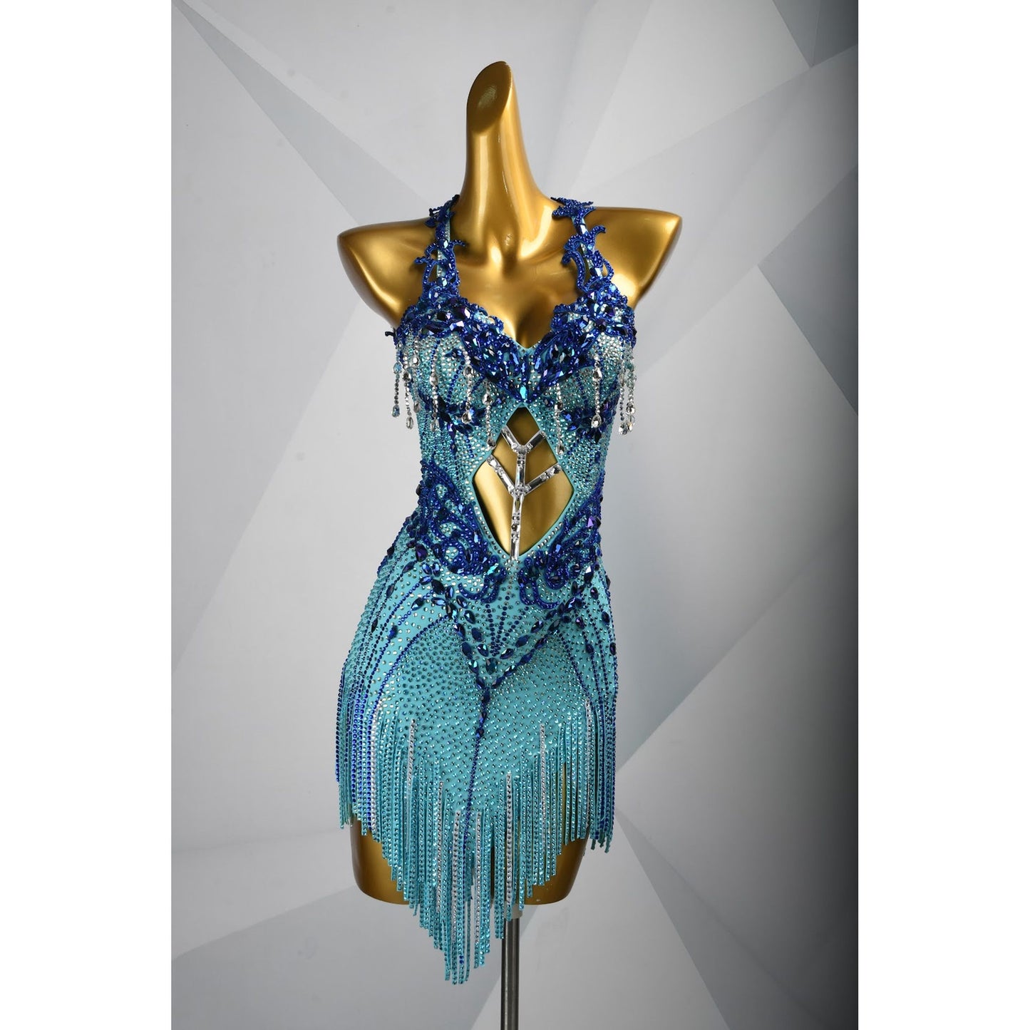 Soft Armor in Sapphire | Latin Competition Dress | DSC_1783