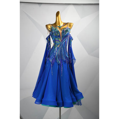 Heaven Dipped in Cobalt | Female Ballroom Dress For Sale | DSC_0663