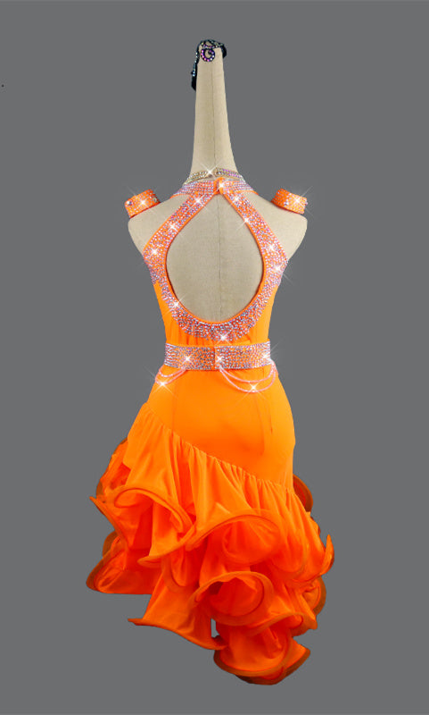 Latin Dance Dress | Custom - Made | QY39