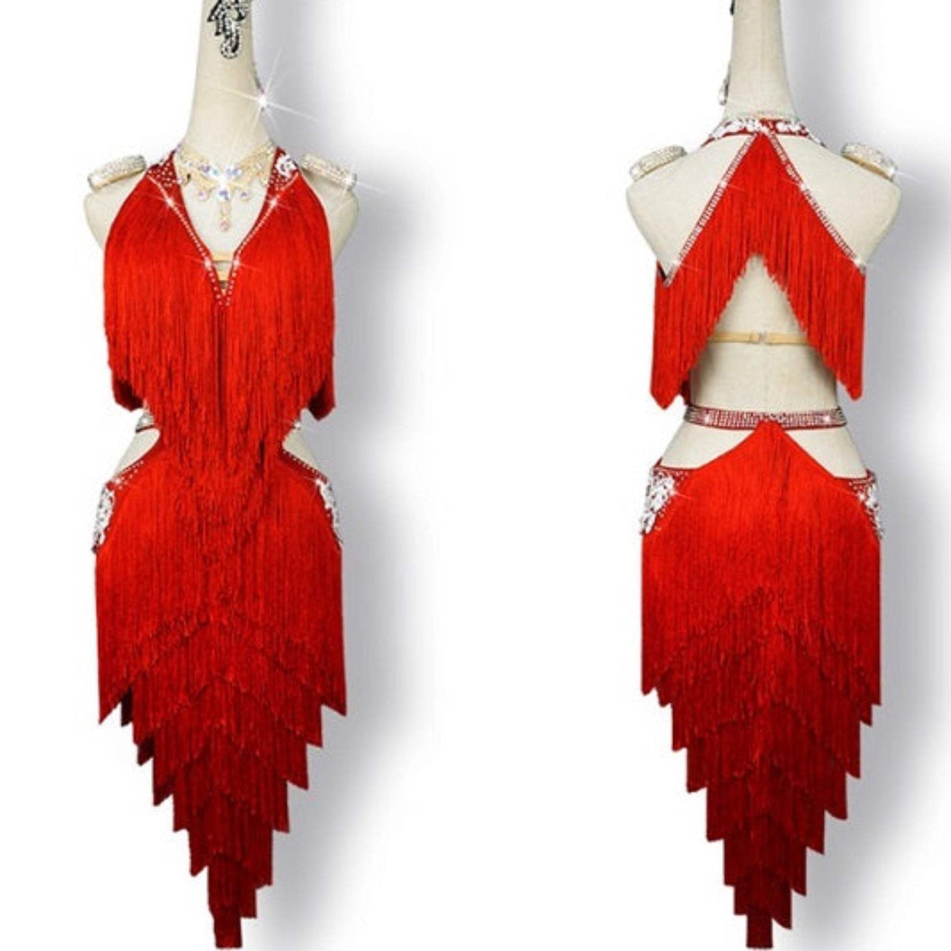 Fringe Glamour Latin Dance Dress | QY01Dance Dressing Fringe Glamour Latin Dance Dress | QY01Dance Dressing
