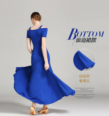 Blue dance dress