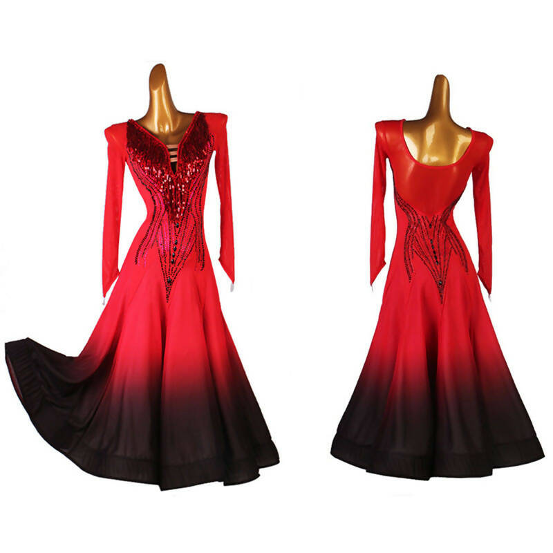 Ravishing Ruby Waltz Standard Dress | mq300Dance Dressing