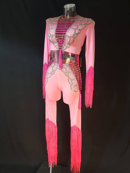 Pink Latin Jumpsuit