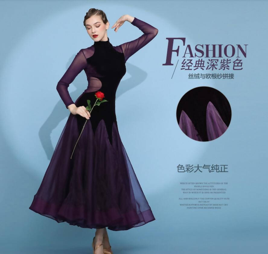 Regal Amethyst Ballroom Dance Dress | 2115Dance Dressing