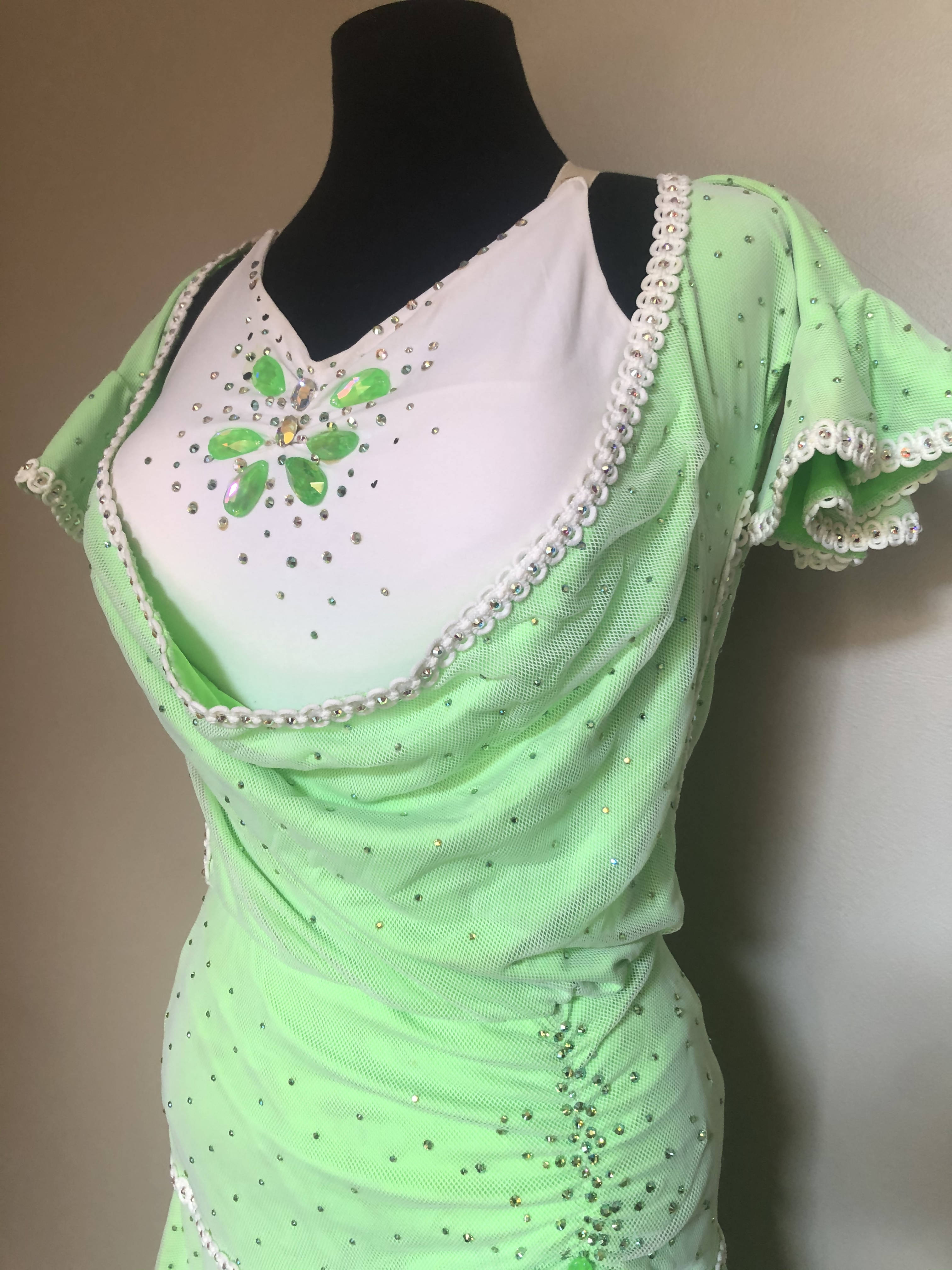 Green Latin Dress