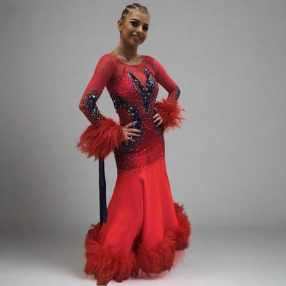 Dolotov Red Ballroom Dress