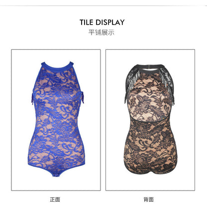 Lace Fusion | Blue/Black | W22C217Dance Dressing