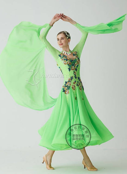 Lace & Grace Custom Ballroom Competition Dress, ballroom dress for sale, smooth dresses