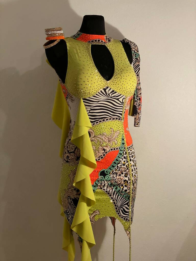 Citrus Jungle Glam Dress
