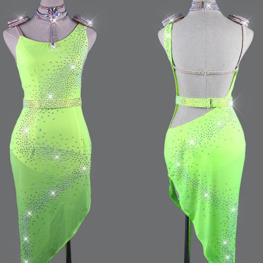 Latin Dance Dress | Custom - Made | QY10