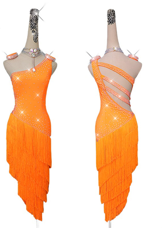 Latin Dance Dress | Custom - Made | QY50