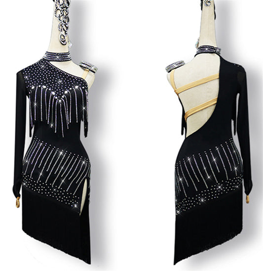 Latin Dance Dress | Custom - Made | QY13