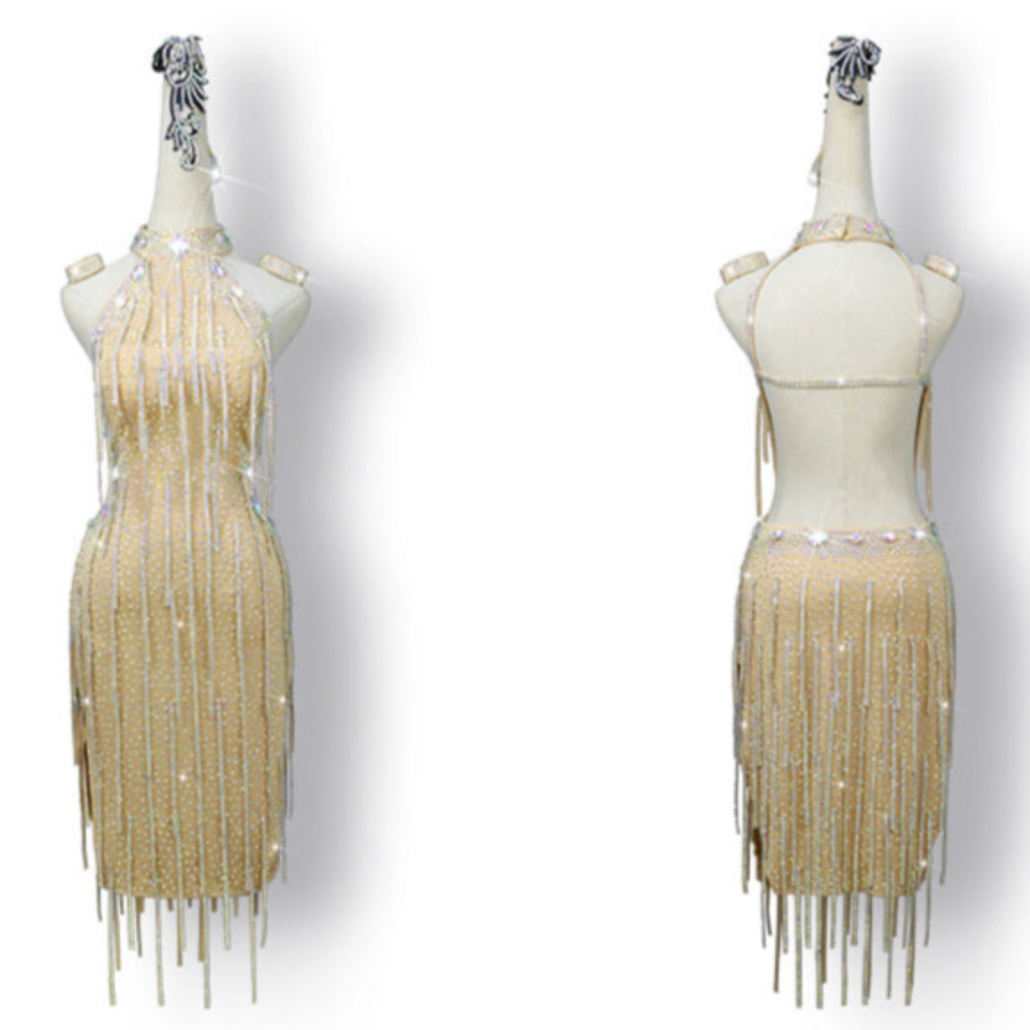 Latin Dance Dress | Custom - Made | QY52