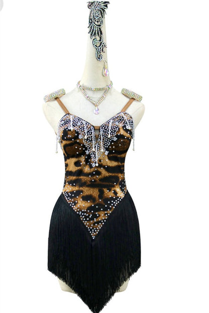 Latin Dance Dress | Custom - Made | QY41