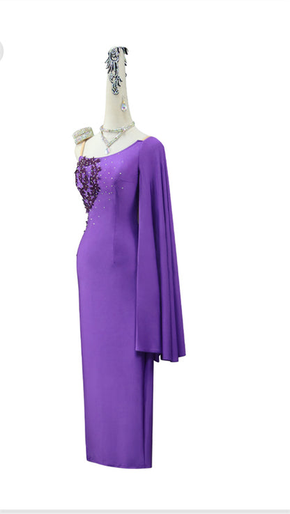 Latin Dance Dress | Custom - Made | QY29