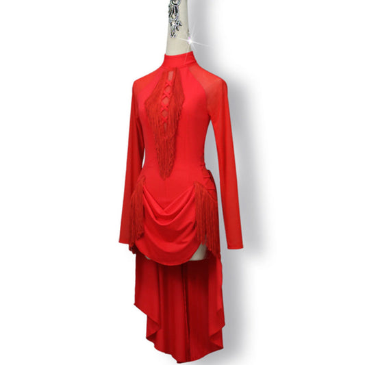 Latin Dance Dress | Custom - Made |QY23