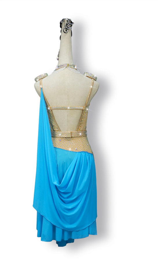 Latin Dance Dress | Custom - Made | QY37