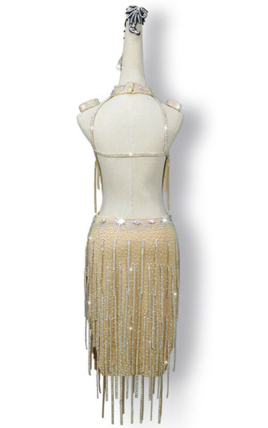 Latin Dance Dress | Custom - Made | QY52