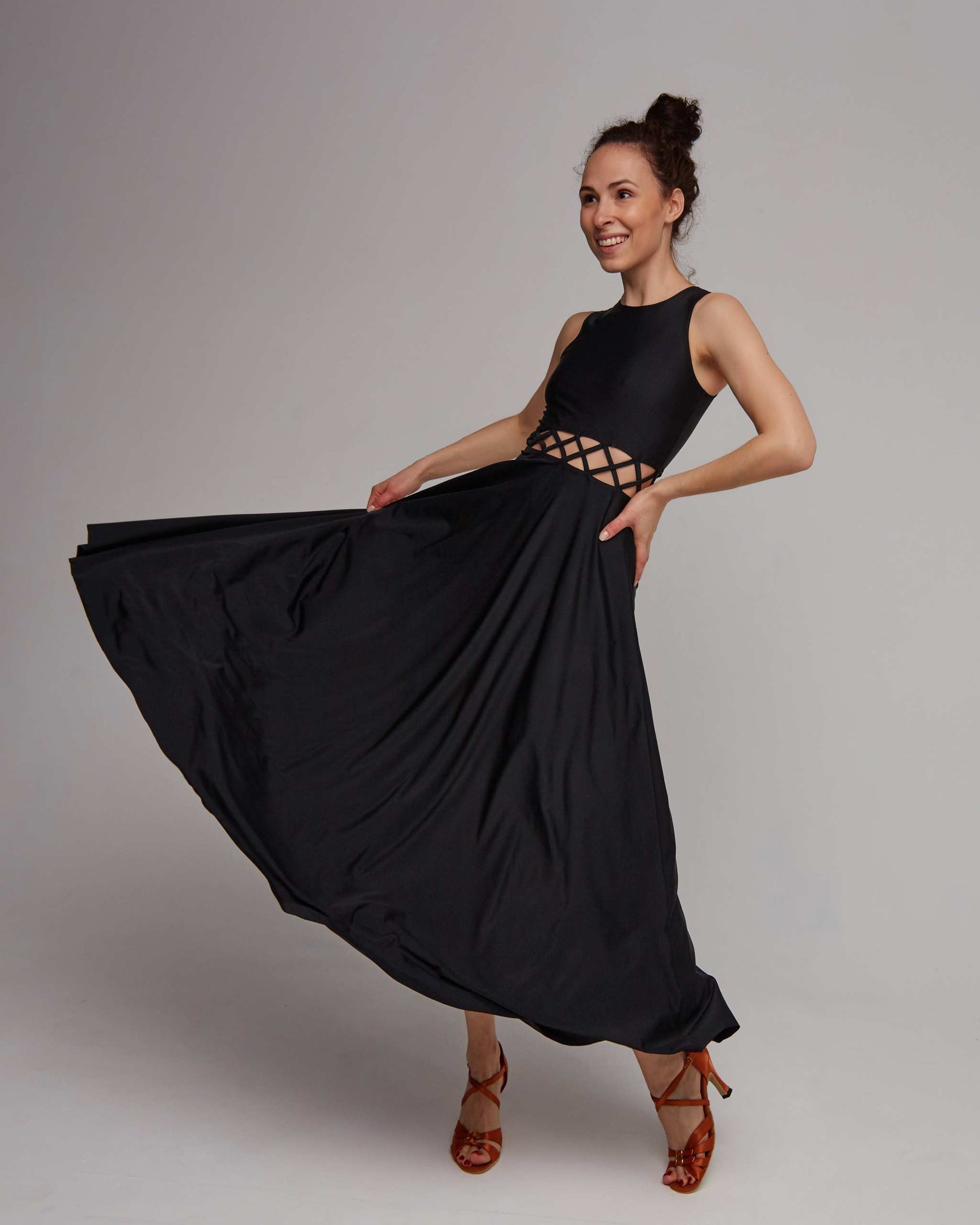 Chic Fitted Maxi Dance DressDance Dressing M Chic Fitted Maxi Dance DressDance Dressing M