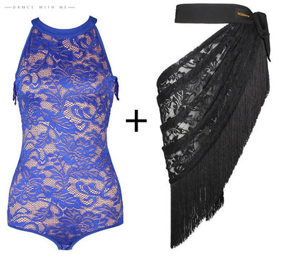 Lace Fusion | Blue/Black | W22C217Dance Dressing