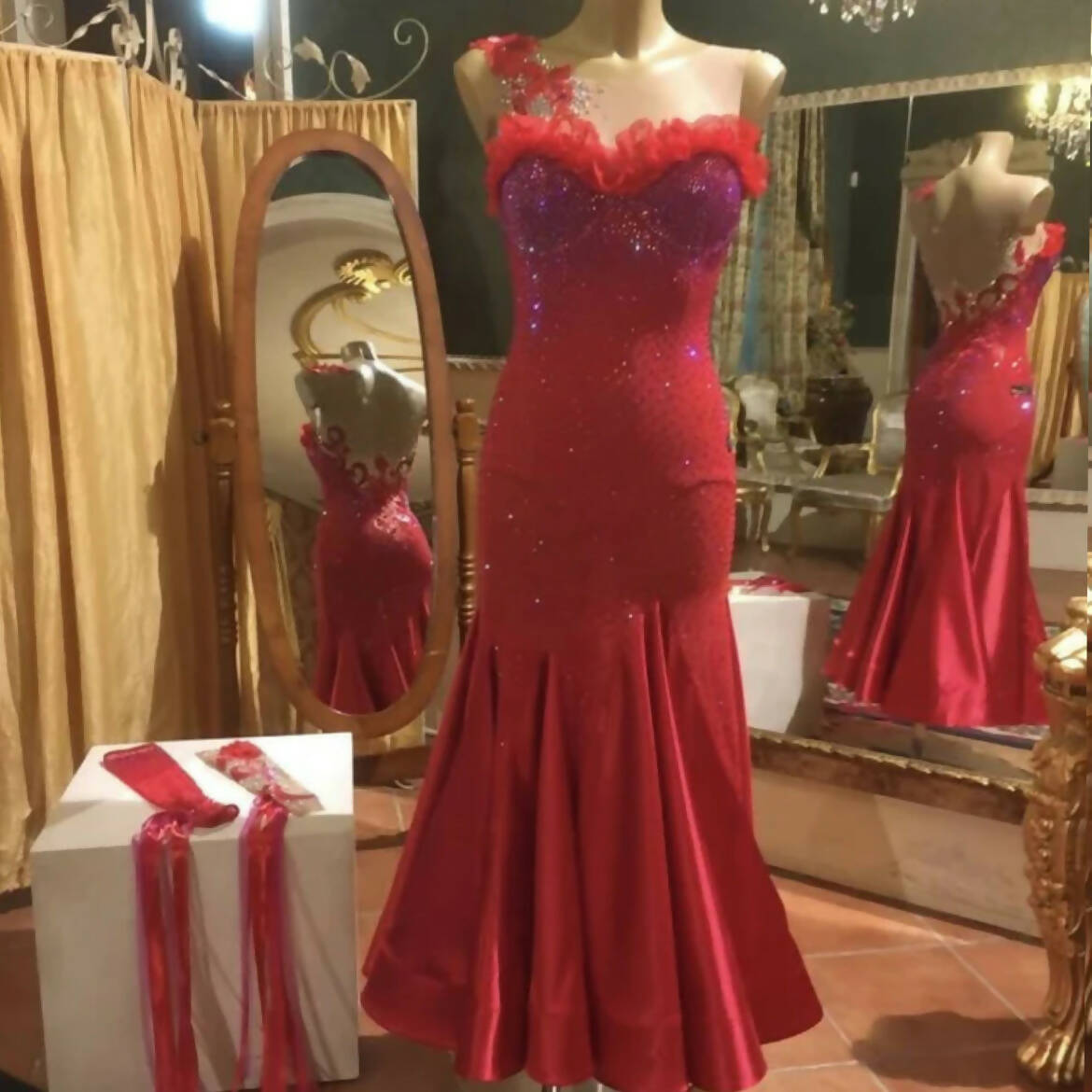 Enchanting Elegance: Silvia Design Atelier Dress for Ballroom, Standard, Smooth