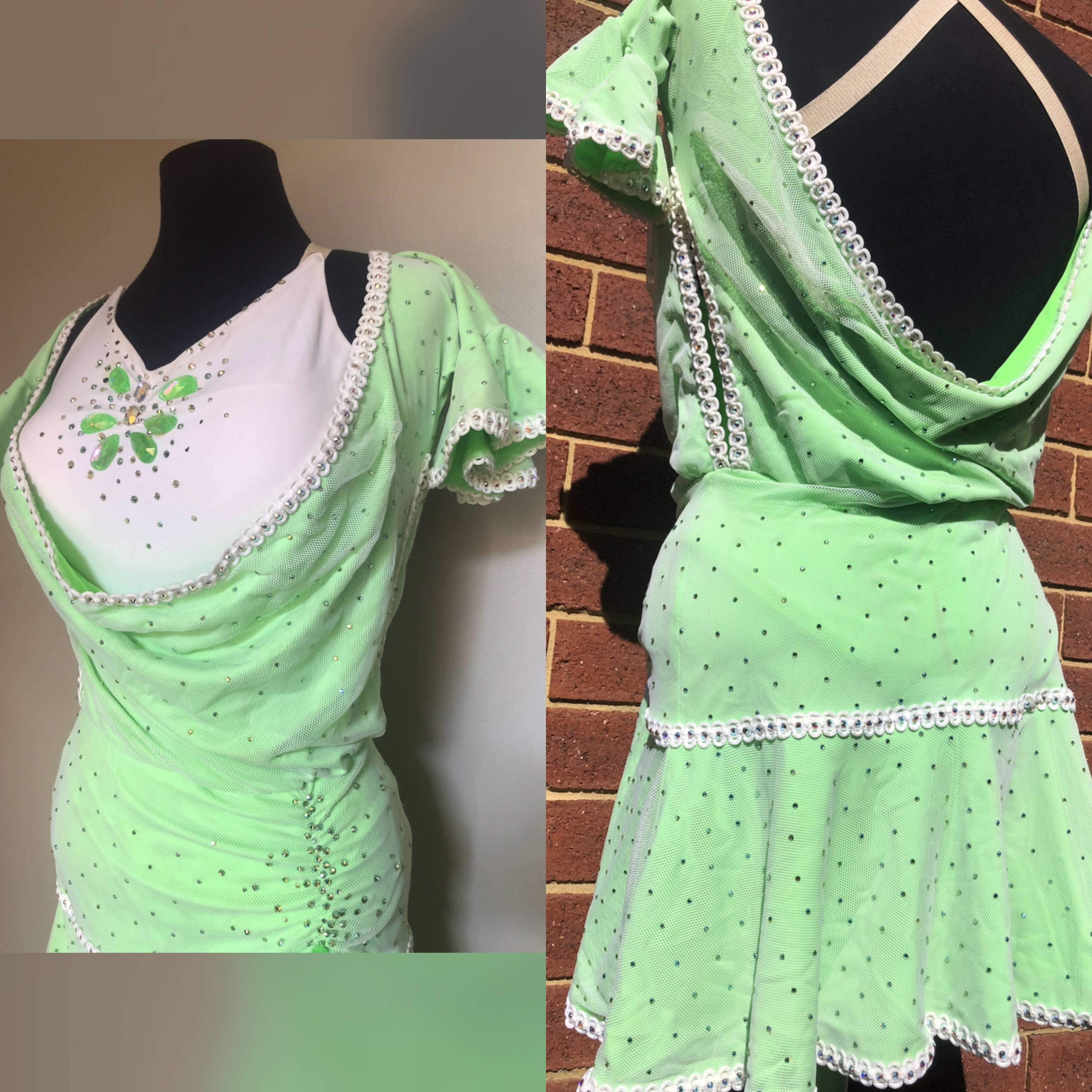Green Latin Dress