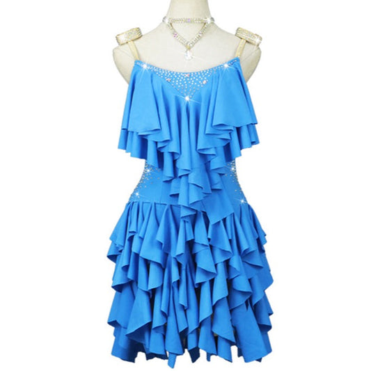 Latin Dance Dress | Custom - Made | QY24
