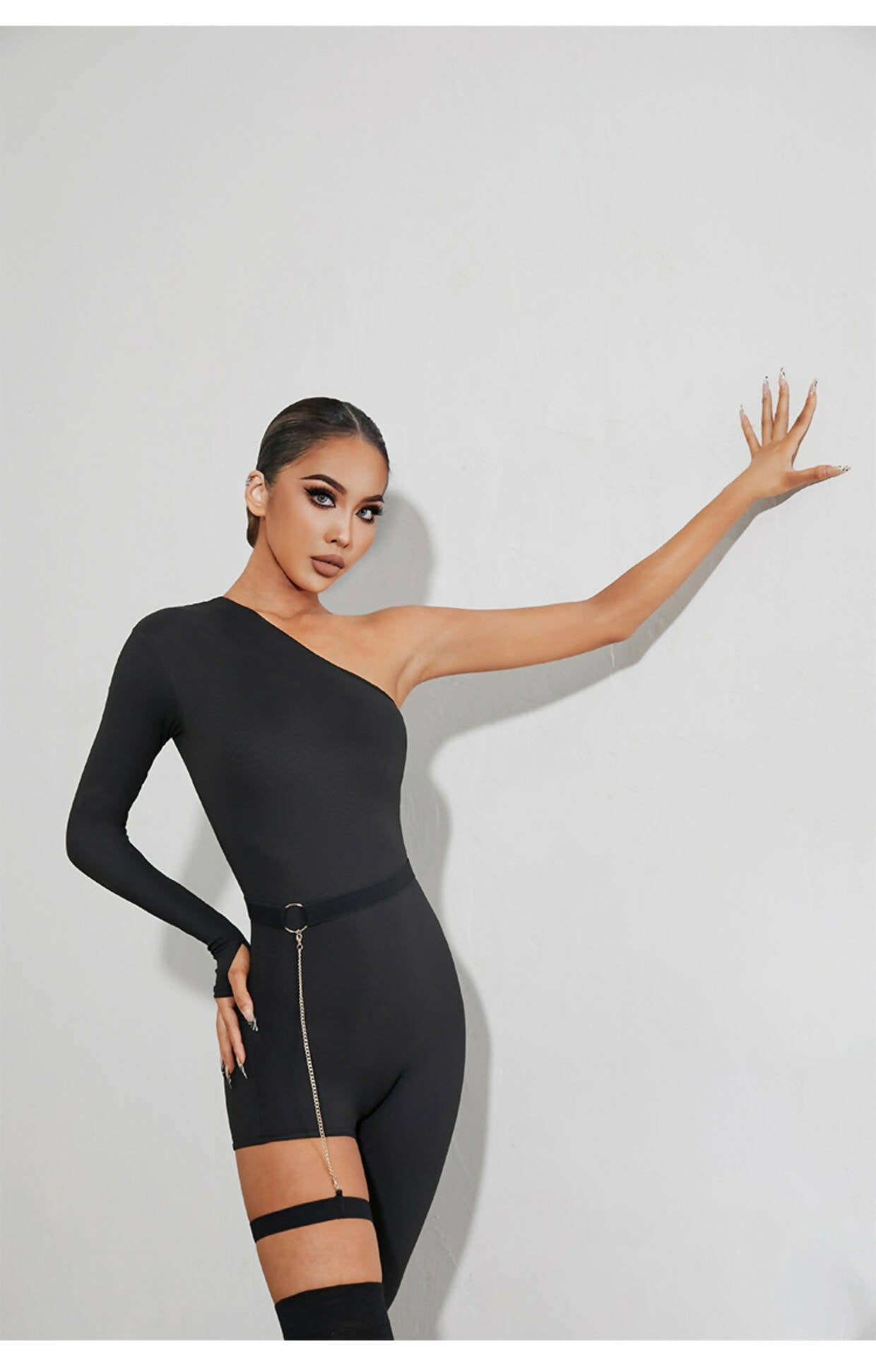 New Black Latin Dancewear Jumpsuit | 2258Dance Dressing