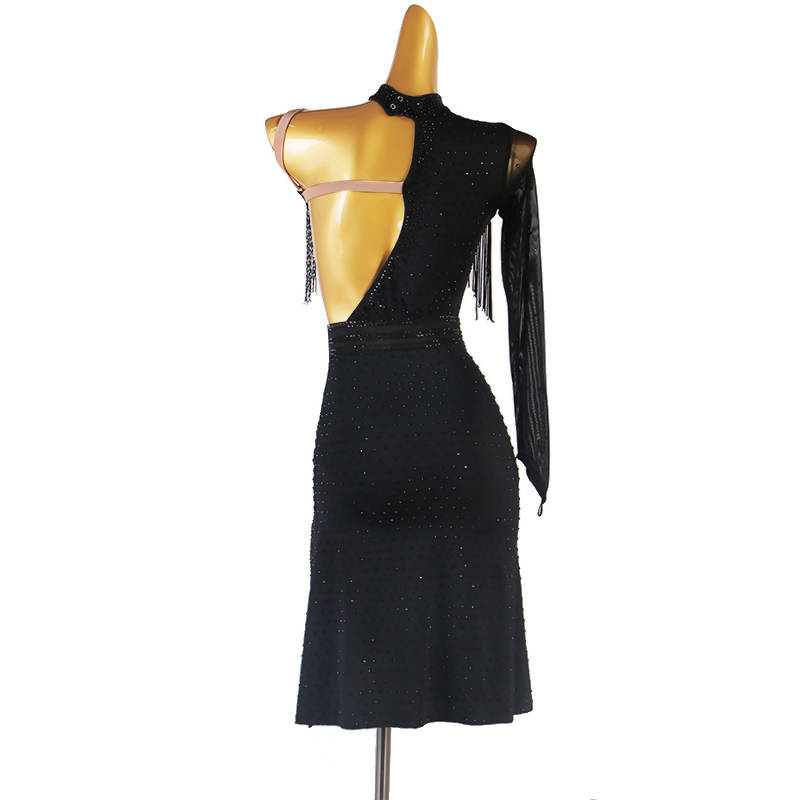 Intricate Appeal Black Dance Dress | LQ262
