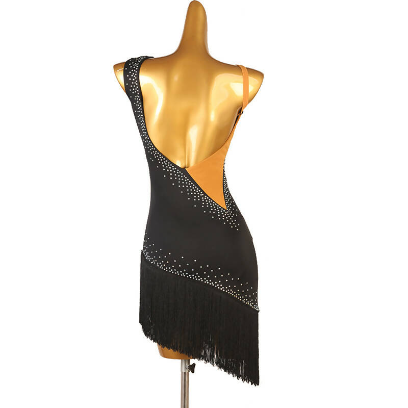 Sultry One-Shoulder Latin Dress | LQ429