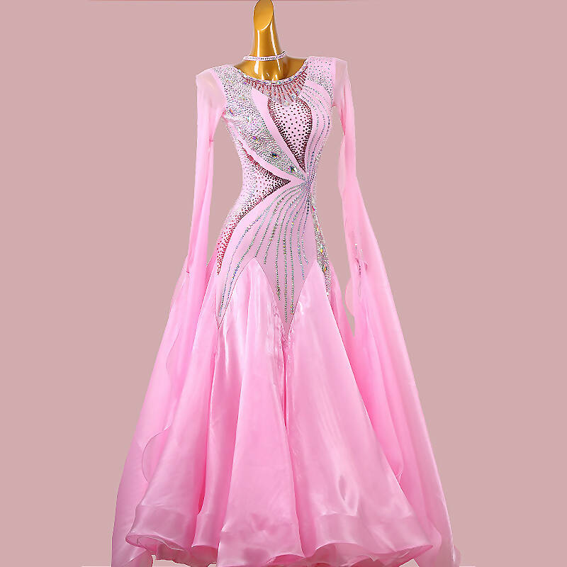 Delicate Light Pink Ballroom Dress | MD1263