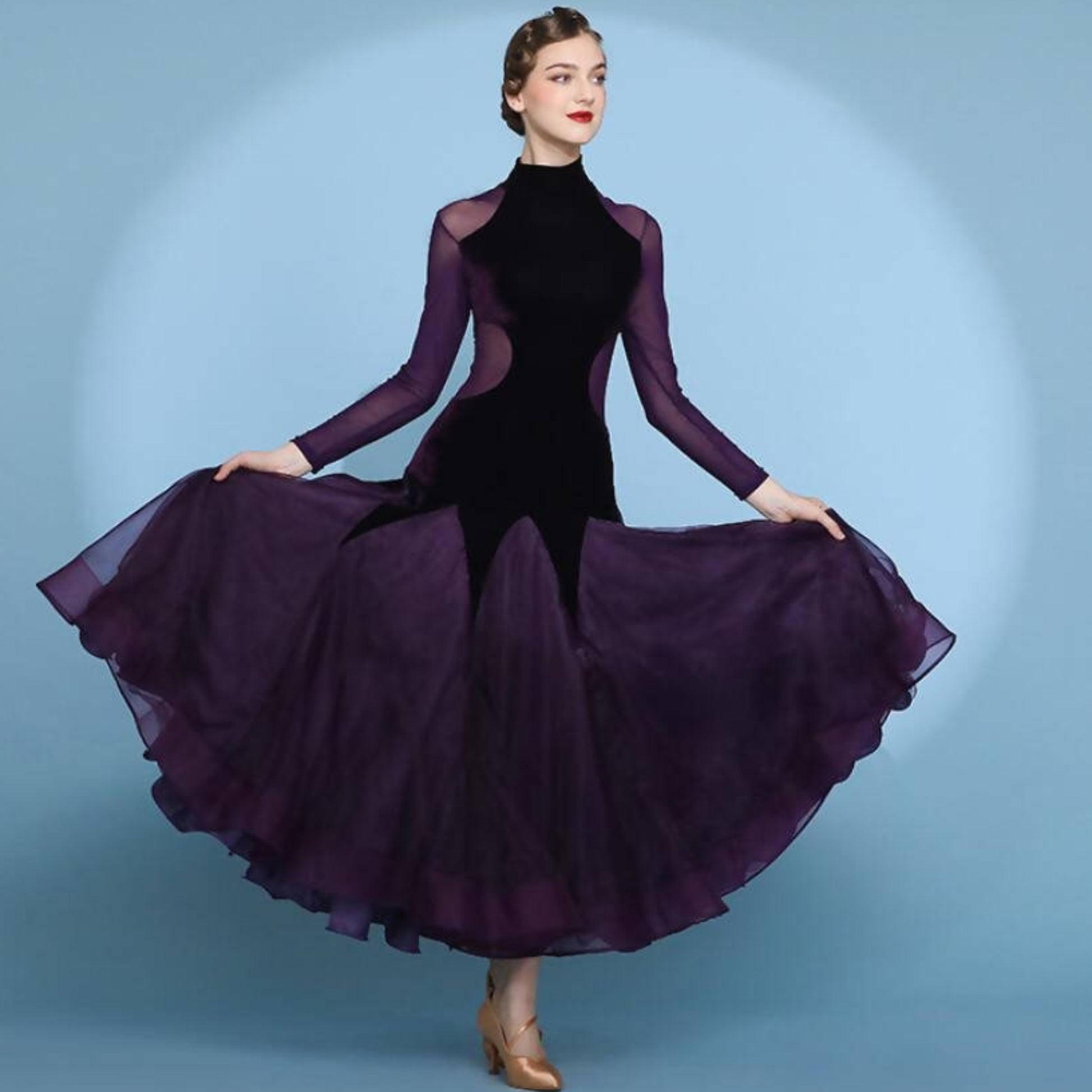 Regal Amethyst Ballroom Dance Dress | 2115Dance Dressing