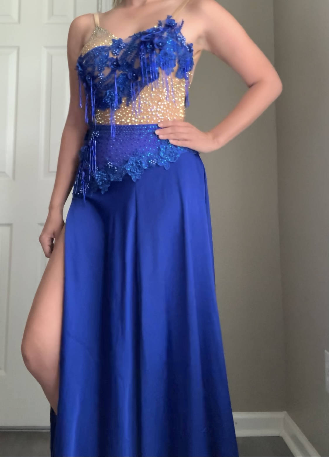 Blue Convertible Latin/Smooth Dress