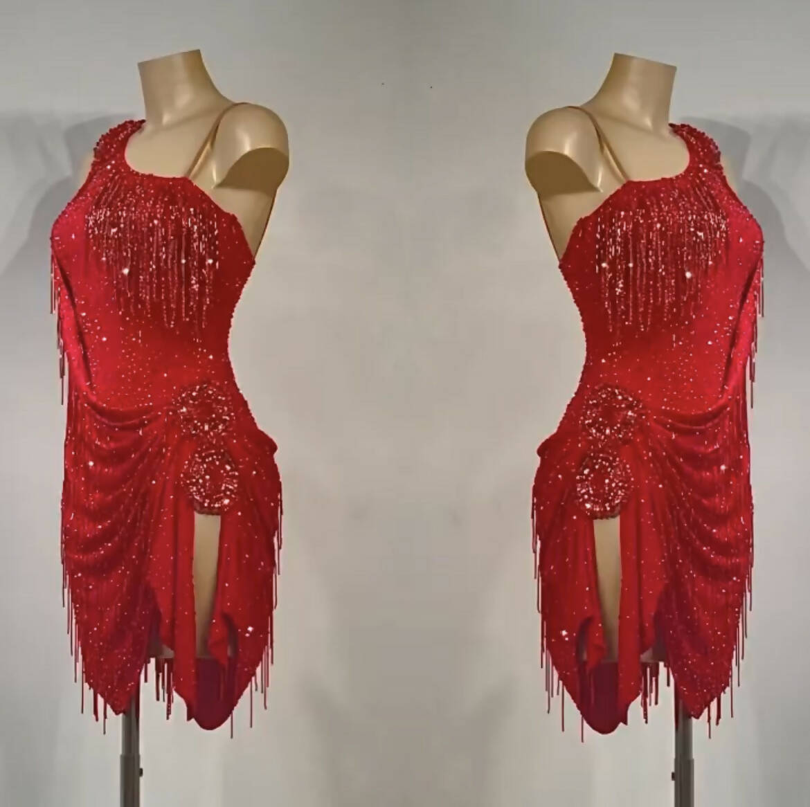 Fiery Passion Glamour Vesa Dress, latin dress for sale, rhythm dresses
