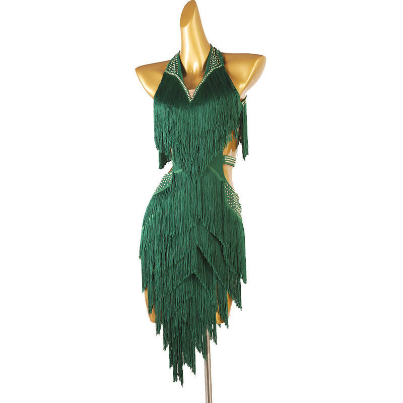 Green Latin dress