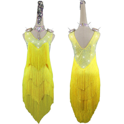 Latin Dance Dress | Custom - Made | QY55