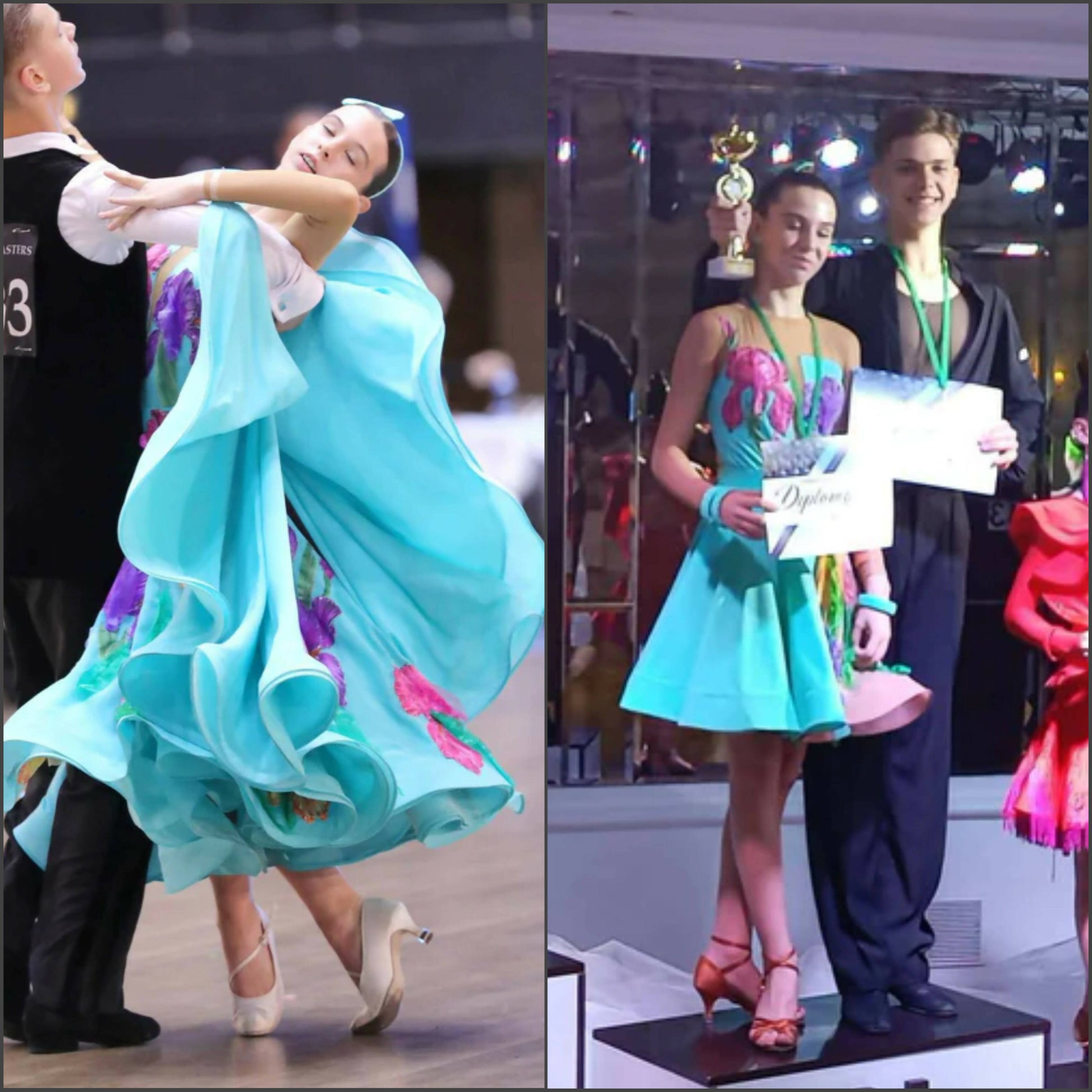 Outstanding Blue Junior Ballroom & Latin DressDance Dressing DDressing | The Dance Dressing Shop Outstanding Blue Junior Ballroom & Latin DressDance Dressing DDressing | The Dance Dressing Shop