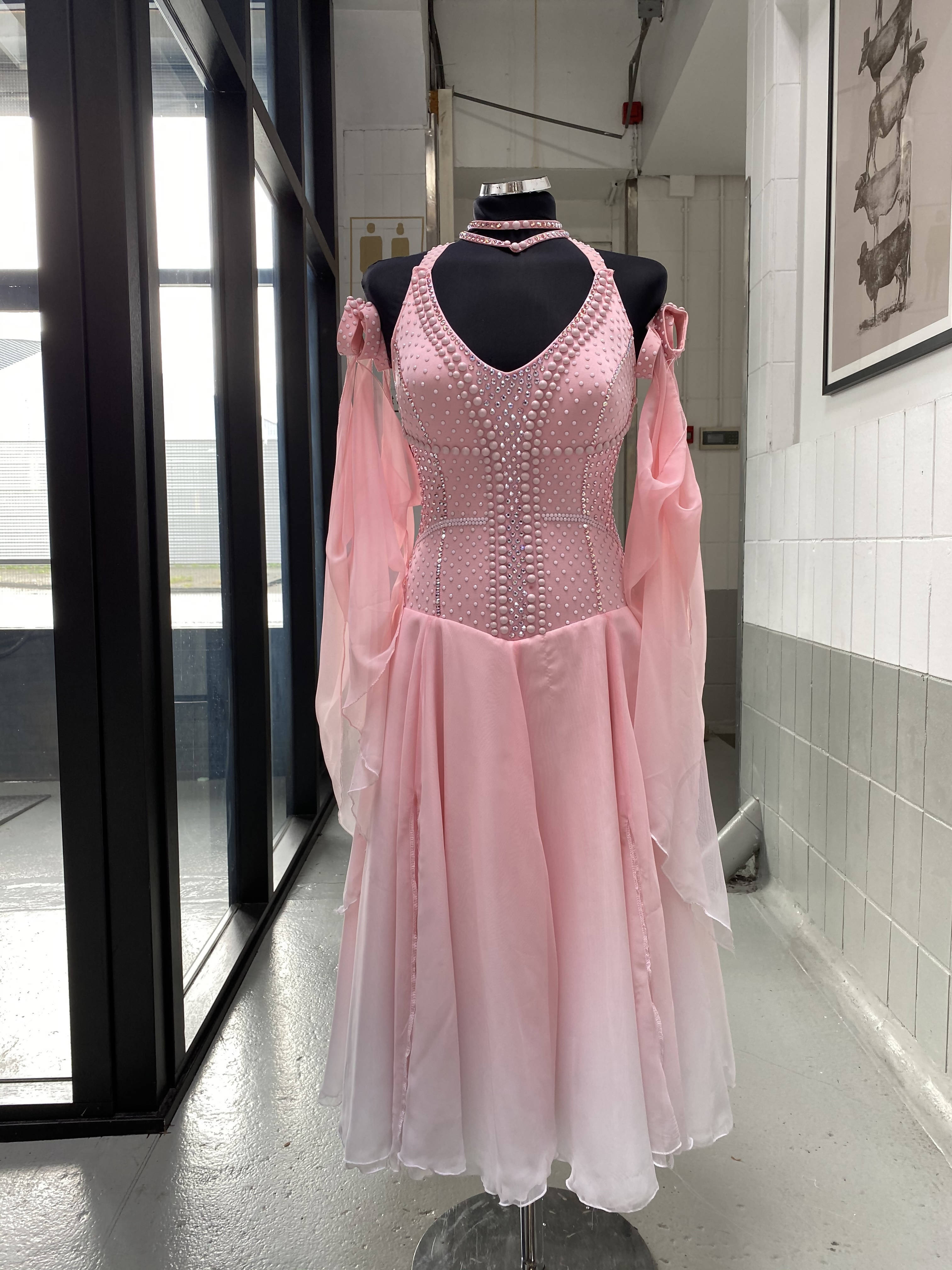 Sugar pink ballroom dress