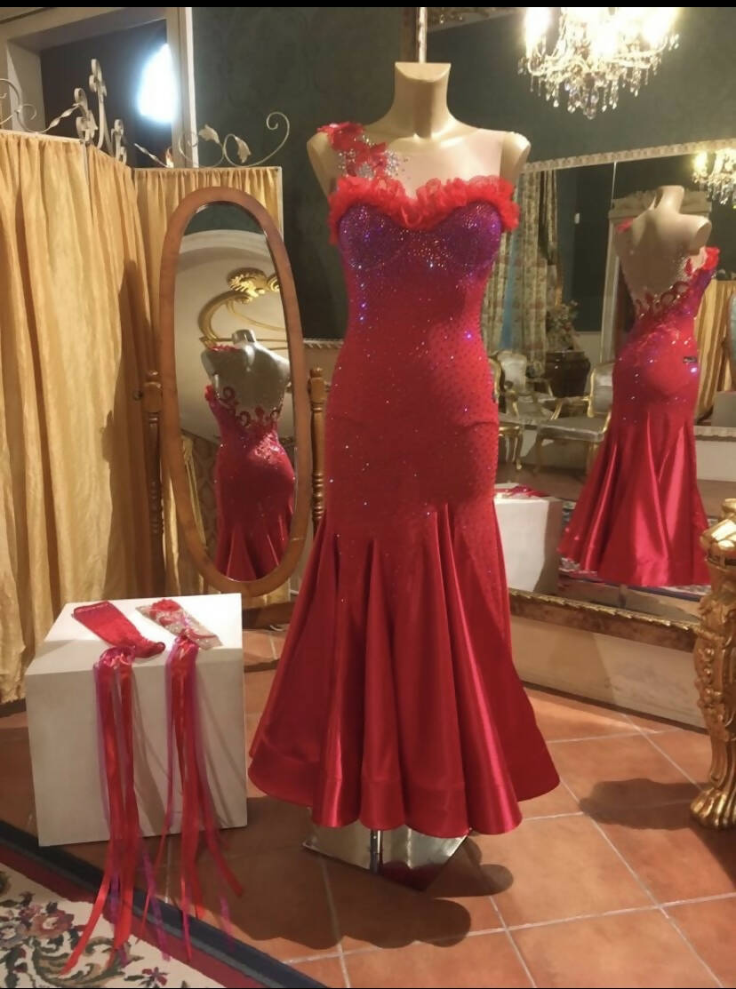 Enchanting Elegance: Silvia Design Atelier Dress for Ballroom, Standard, Smooth